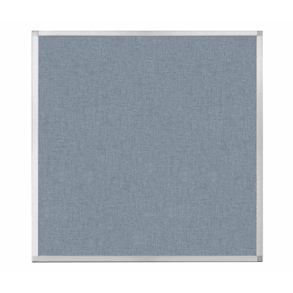 Hush Panel Configurable Cubicle Partition 4' x 4' Powder Blue Fabric